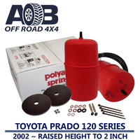 Air bag 12995 for Toyota Prado 120 Series 2002 -  Raised Height to 2 inch