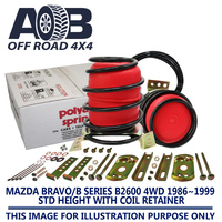 Air bag 75598 for Mazda Bravo / B Series B2600 4WD 1986 ~ 1999 Standard Height with Coil Retainer