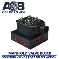 Air Ride Suspension Valve Block Solenoid Valve 2 Port Direct Action