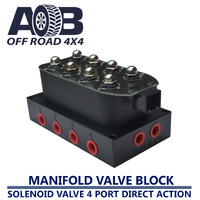 Air Ride Suspension Valve Block Solenoid Valve 4 Port Direct Action