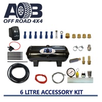 Full Accessory Kit with 6 Litre 200 psi Air Tank for Nissan/Holden/Mitsubishi/Toyota Hilux Landcruiser 70 79 Prado 150 etc