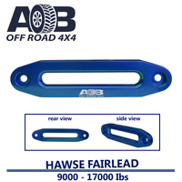 Winch Hawse Fairlead Alloy in Blue
