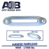 Winch Hawse Fairlead Alloy in Silver