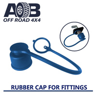 Air Fitting Blue Rubber Cap 24mm