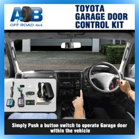Wireless Garage Door Opener Control Kit for Toyota LandCruiser 80s & 79s , Hilux, Prado 90s & 95s