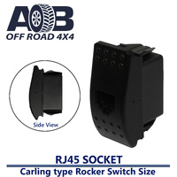 RJ45 Pass through Universal UHF Radio Remote Microphone Socket for Toyota Hilux Prado, Ford Mazda Mitsubishi Nissan VW Amarok and more