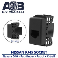 RJ45 Pass Through NISSAN 100 UHF RADIO REMOTE MICROPHONE SOCKET