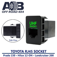 RJ45 Pass Through Toyota & Suzuki 900 UHF RADIO REMOTE MICROPHONE SOCKET GREEN