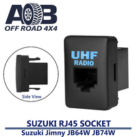 RJ45 Pass through 900 UHF Radio Microphone Socket Outlet Light LED lights in Light Blue fits Suzuki Jimny JB64W, JB74W 2018 - Current