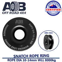 Snatch Ring 8000kg Black