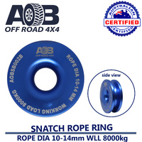 Snatch Ring 8000kg Blue