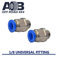 Breather Fitting 2 of Universal 1/8 BSP M to 1/4 PU Fittings