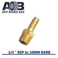 1/4'' BSP Thread Male to 10mm Barb Fitting