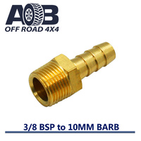 Straight 3/8'' BSP Male to 10mm Barb
