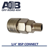 Nitto Type Quick Connect with 1/4" Male BSP Thread Fitting