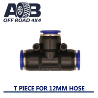 T piece for 12mm hose PU Fitting