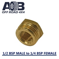 1/2 BSP Male to 1/4 BSP Female