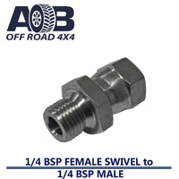 1/4 BSP Female Swivel to 1/4 BSP Male