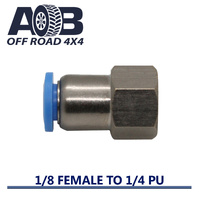 1/8 BSP Female to 1/4 PU
