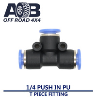 1/4 Push in PU T Piece Fitting