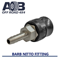 Nitto Type Quick Connect with 9mm Barb Fitting