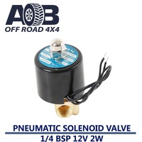 Pneumatic Electric Air Gas Solenoid Valve 1/4 BSP 12V 2W