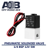 Pneumatic Electric Air Solenoid Valve 1/4 BSP 12Volt 5W