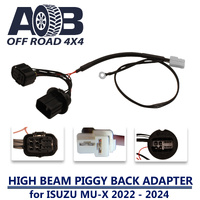 High Beam Piggy Back Adapter For ISUZU MU-X MUX 2022 ~ 2024 LED Headlight