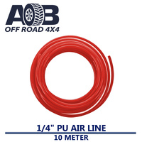 1/4'' Low Density Polyethylene Hose 10 Meter Length Red