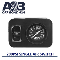 Pressure gauge 110 200psi air bag control Panel