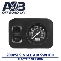 Pressure gauge 110E 200psi air bag control Panel