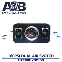 Pressure gauge 220E 160psi twin air bag control Panel