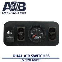 Pressure gauge 220S50 60psi twin air bag control Panel