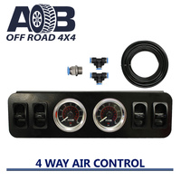 Pressure gauge 440K four air bag control Panel Kit TWIN needle