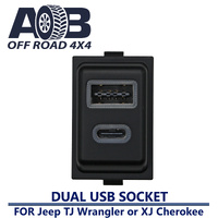 Dual QC 3.0 Port USB Charger for Jeep