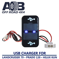 Power Outlet Dual USB Charger 2 Ports Toyota GPS Phone iPad iPod 12V