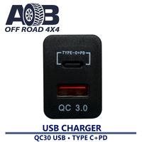 Toyota 900 Dual USB Charger QC 3.0 + Type C+PD