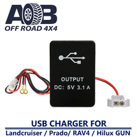 USB Charger 900USB Toyota & Suzuki Push Switch Size