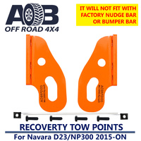5T Recovery Tow Points Pair Kit 2100NAV for Nissan Navara D23 NP300 2015 - Onwards 2016, 2017, 2018, 2019, 2020, 2021, 2022