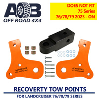 Front & Rear Recovery Tow Points kit 2800H for Toyota LandCruiser 76 78 79 series
