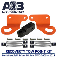 Front & Rear Recovery Tow Points kit 3100H for Mitsubishi Triton ML MN 2WD