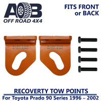 3250kg Recovery Gear Tow Points Kit 3500 Winch Towing for Toyota Landcruiser Prado 90 Series 1996-2002 KZJ95R VZJ95R RZJ95R