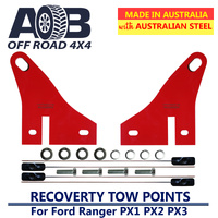 Recovery Tow Points 3700 Red for Ford Ranger PX1 PX2 PX3