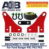 Recovery Tow Points Kit  3700C-RED for Ford Ranger PX1 PX2 PX3