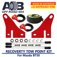 Recovery Tow Points Kit 3700ES Red for Mazda BT50