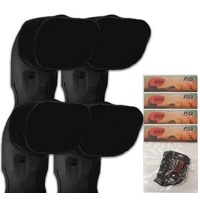 4 x 3 inch Universal Snorkel Sock Pre Filter 150mm x 100mm BLACK PLAIN