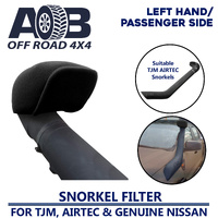 AOB Snorkel Pre Filter for TJM Airtec LEFT BLACK PLAIN