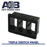 Switch Panel 3500C Carling Type Triple Switch Holder fits Nissan/Holden/Mitsubishi/Toyota Hilux Landcruiser 70 79 Prado 150 etc.