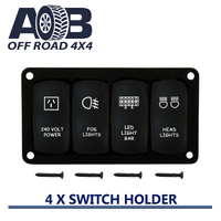 Switch Panel 4200 Universal 4 x Rocker Switch holder