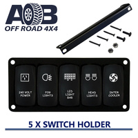 Switch Panel 5200 Universal 5 x Rocker Switch holder